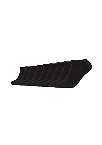 Camano Unisex-Sneaker-Socken 9 Paar schwarz Größe 39-42 von Camano
