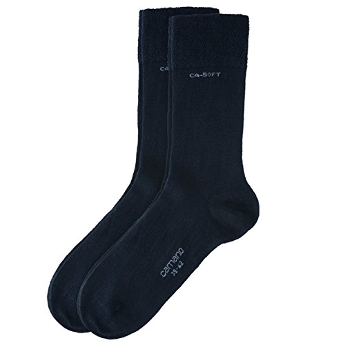 Camano unisex Ca-Soft Wool Socken 4er Pack, Größe:39-42;Farbe:Black (05) von Camano