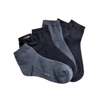 Witt Damen Kurzschaft-Socken, 1x marine + 2x mittelblau + 4x hellblau von CAMANO