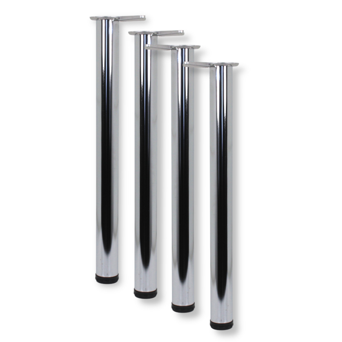 4er Set Tischbein höhenverstellbar Ø 60 mm Höhe 870 mm Stützfuß Chrom polie 4er Set Tischbein höhenverstellbar Ø 60 mm Höhe 870 mm Stützfuß Chrom polie von Camar