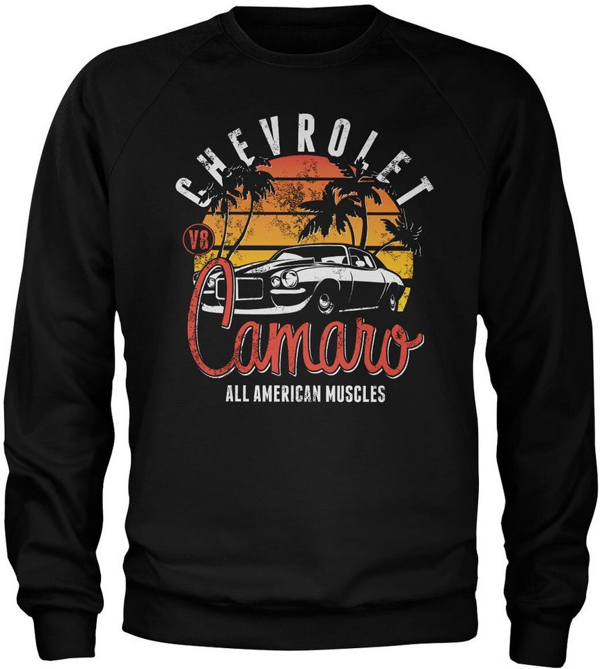 Camaro Rundhalspullover Chevrolet Sunset Sweatshirt von Camaro
