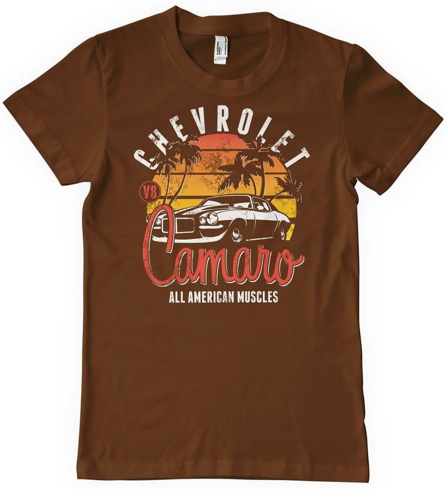 Camaro T-Shirt Chevrolet Sunset T-Shirt von Camaro