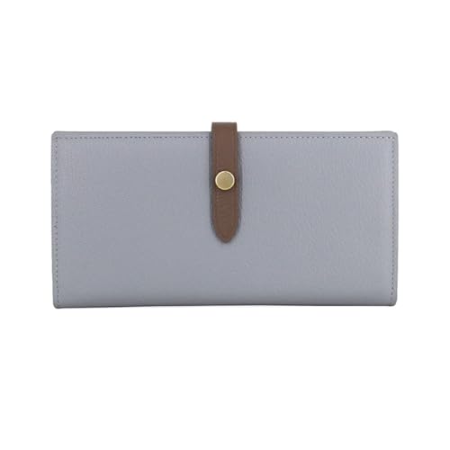 CambOs Geldbörsen Damen-Geldbörsen aus Rindsleder, Visitenkartenetuis, Geldklammern, blockierende Geldbörsen, Handtaschen aus Leder, Abendtaschen (Color : Blue) von CambOs