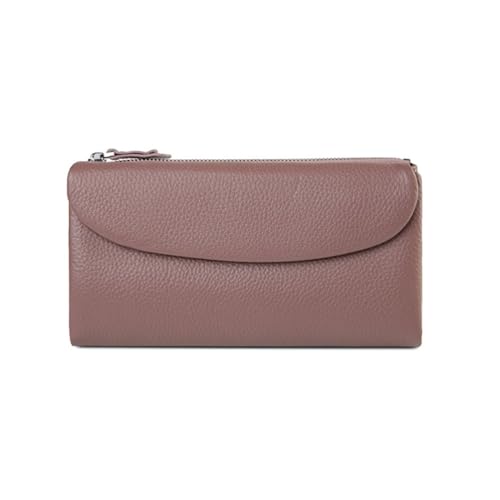 CambOs Geldscheinklammern, Geldbörsen, Visitenkartenetuis for Damen, Geldbörsen mit Blockierung, Handtaschen aus Leder (Color : Purple) von CambOs