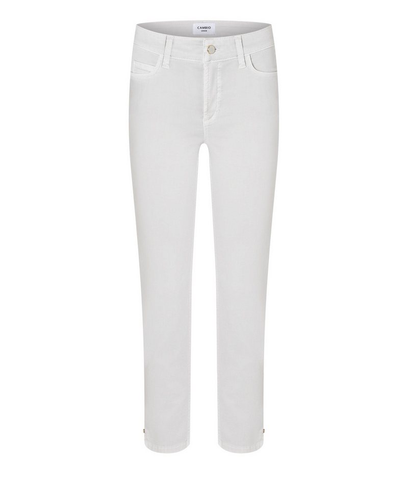 Cambio 5-Pocket-Jeans Piper short gricio chiaro von Cambio
