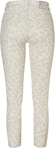 Cambio Damen Jeans Paris Cropped beige (as3, Numeric, Numeric_34, Regular, Regular) von Cambio