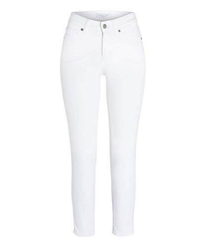 Cambio Damen Jeans im 5-Pocket Style Piper Short Größe 4027 Weiß (weiß) von Cambio
