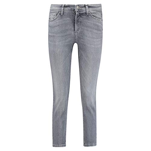 Cambio Slim-Fit Jeans mit Giltzer-Details grau (5249 Bleached scratc) 38 | 27 von Cambio