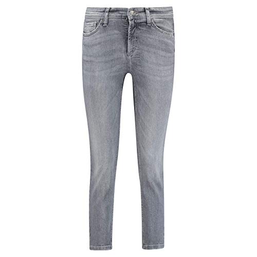 Cambio Slim-Fit Jeans mit Giltzer-Details grau (5249 Bleached scratc) 40 | 27 von Cambio