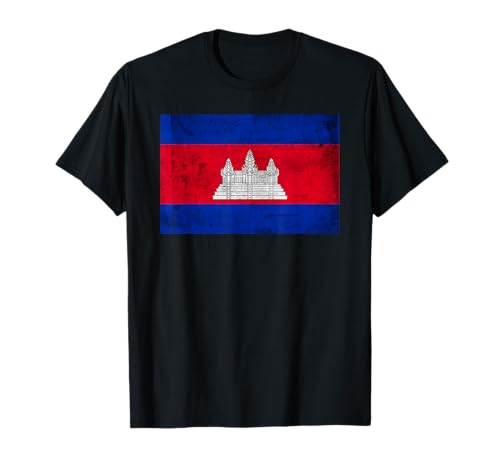 Kambodscha-Flaggen-Grafik für Männer, Frauen, Kinder T-Shirt Kambodscha-Flaggen-Grafik für Männer, Frauen, Kinder T-Shirt von Cambodia Flag Graphic Store