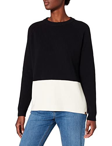 camel active Damen 309568/6K09 Pullover, Black, L von camel active