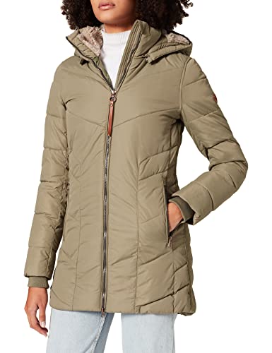 camel active Damen 310910/6E36 Mantel, Light Khaki, 44 von camel active