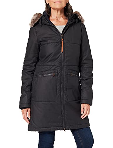 camel active Damen 310930/6F06 Mantel, Charcoal, 40 von camel active