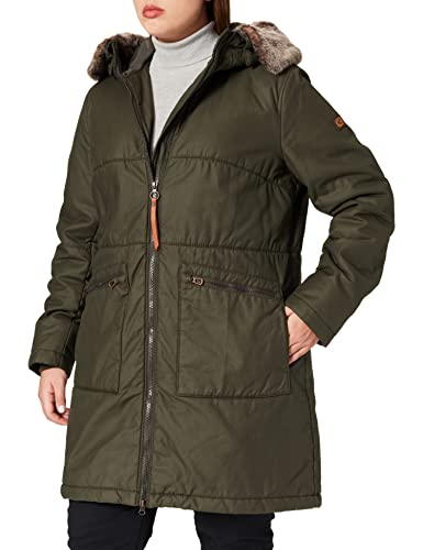 camel active Damen Parka mit Einschubtaschen in Brusthöhe Olive womenswear-36 von camel active