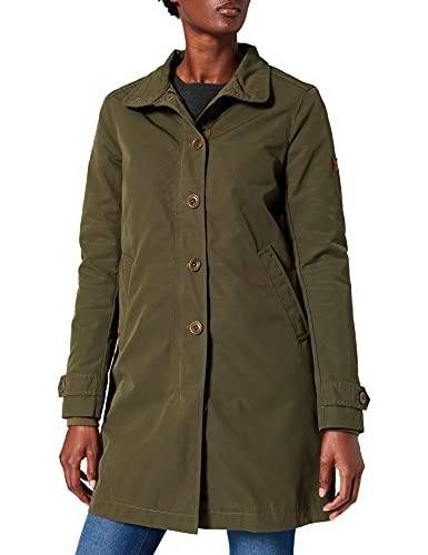 Camel Active Womenswear Damen 3109716F15 Mantel, Olive, 34 von camel active