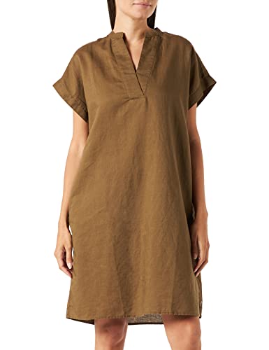 camel active Damen Schlupfkleid aus Leinenmix Oliv Womenswear-XL von camel active