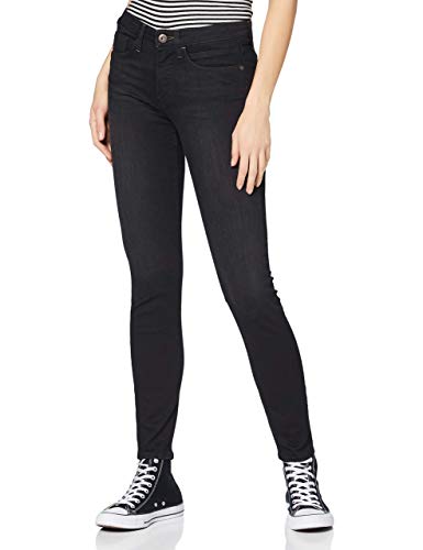 Camel Active Womenswear Damen Slim Fit Jeans Denim Hose, Schwarz, 34W / 30L von camel active