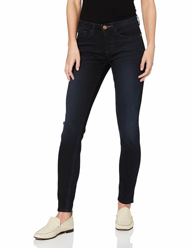 camel active Womenswear Damen Slim Fit Jeans Denim Skinny Jeans, Blau (Dark Blue 42), 28W / 32L von camel active