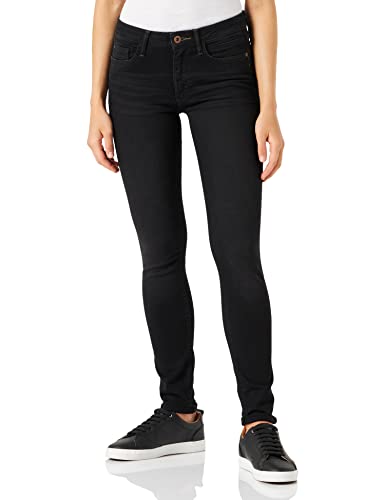 Camel Active Womenswear Damen Slim Fit Jeans Denim Skinny Jeans, Schwarz, 27W / 30L von camel active