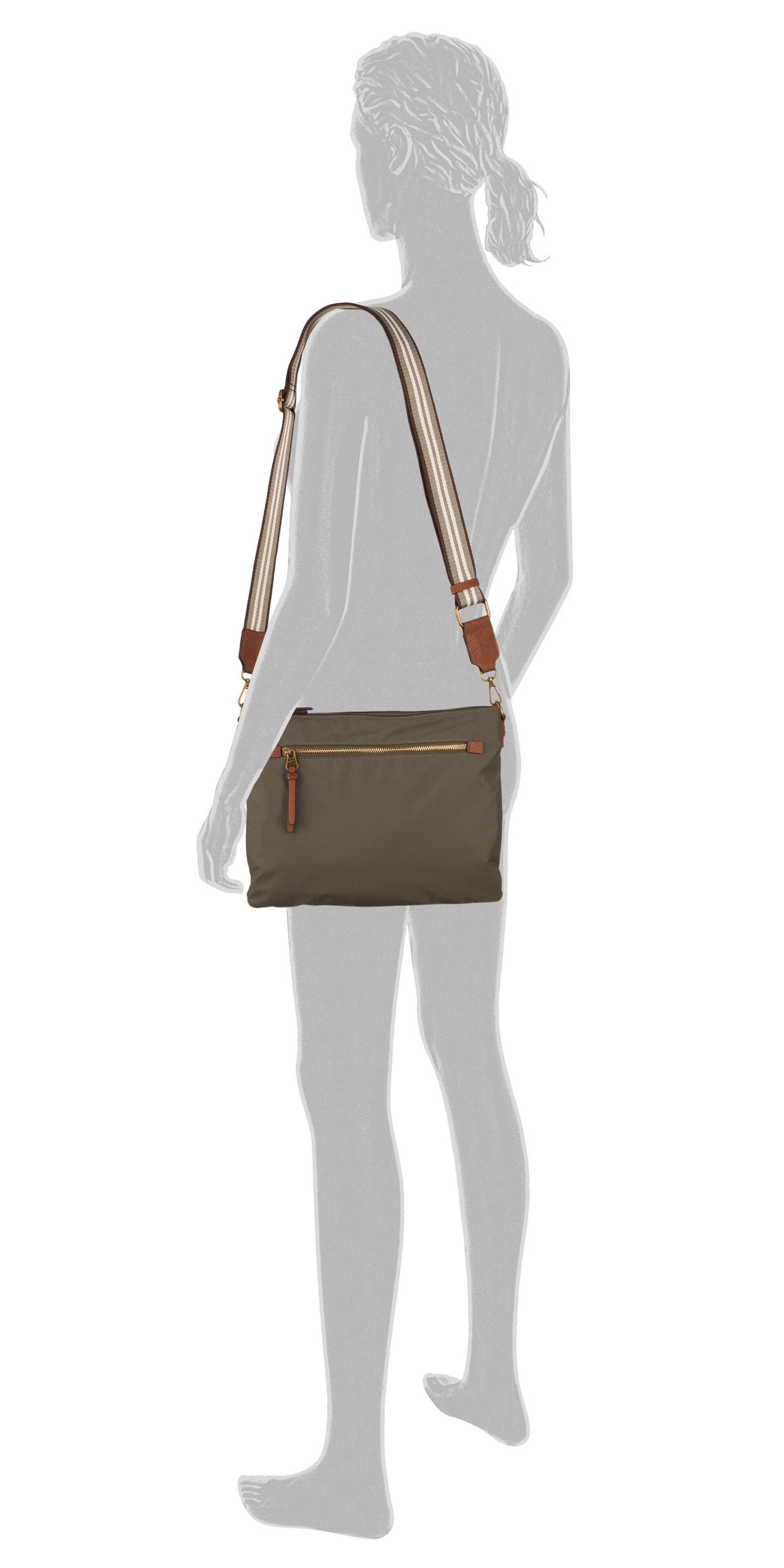 Camel Active - BARI, Cross bag M, khaki khaki - Gr. - M von Camel Active