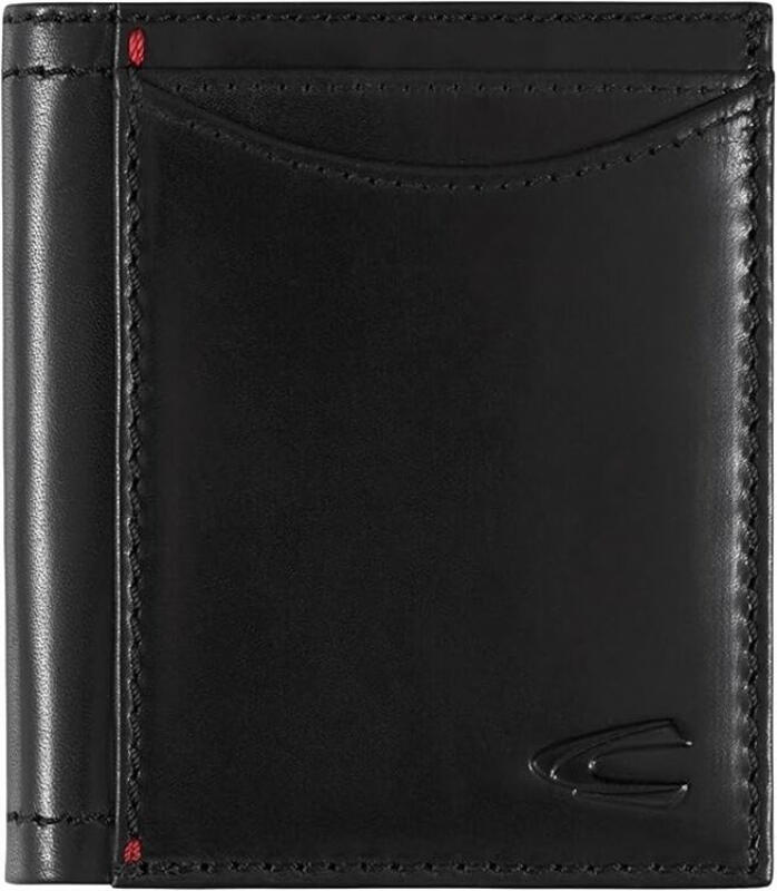 Camel Active - Camel active Salamanca Card Wallet Kartenetui/Geldbörse mit RV RFID-Schutz für Karten echt Leder schwarz Schwarz von Camel Active