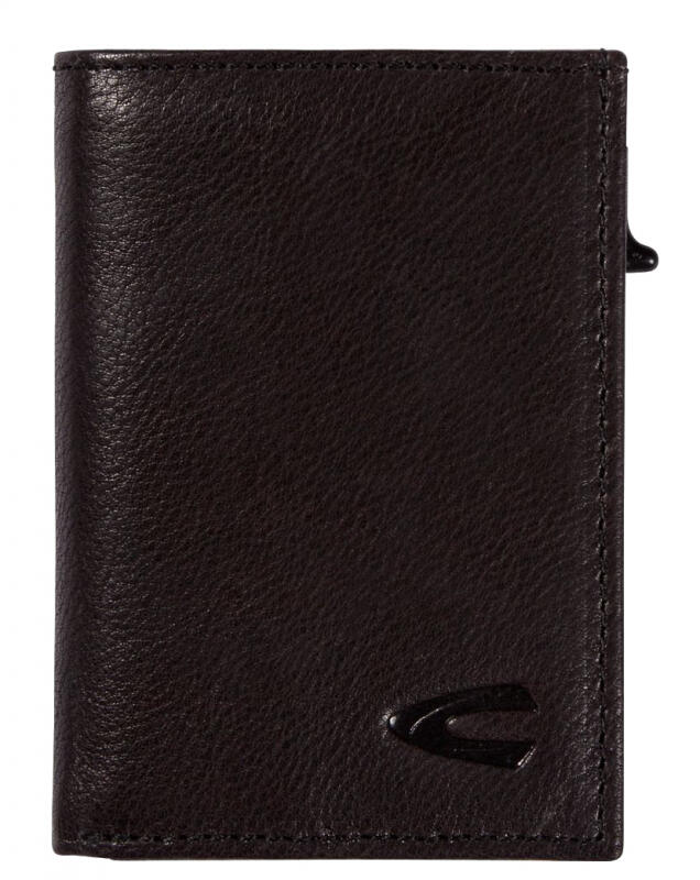 Camel Active - Camel active Trapani Kartenetui Geldbeutel mit RFID echt Rindleder black Schwarz von Camel Active