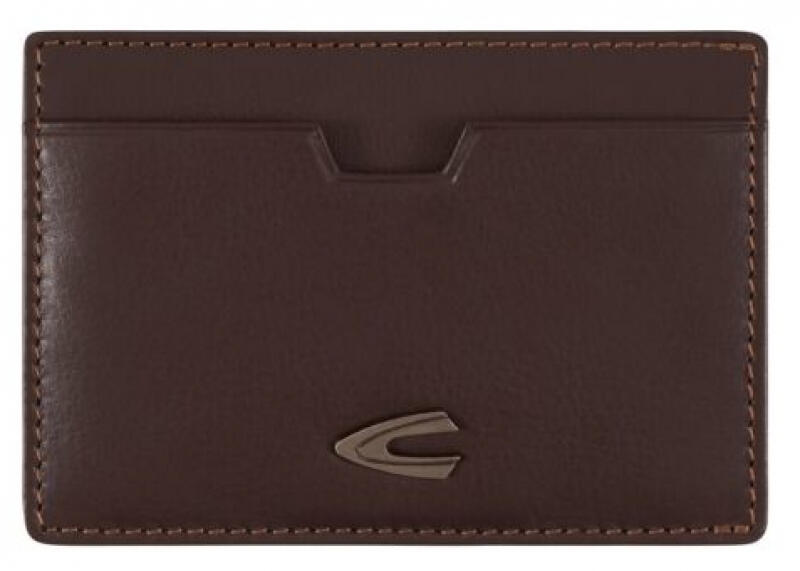 Camel Active - Camel active Vegas Kartenetui mit RFID-Schutz echt Rindleder dunkelbraun Braun von Camel Active