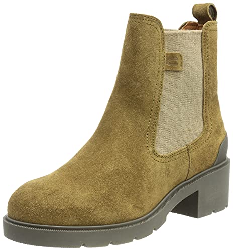 camel active Damen Leaf Chelsea-Stiefel, Cognac, 37 EU von camel active