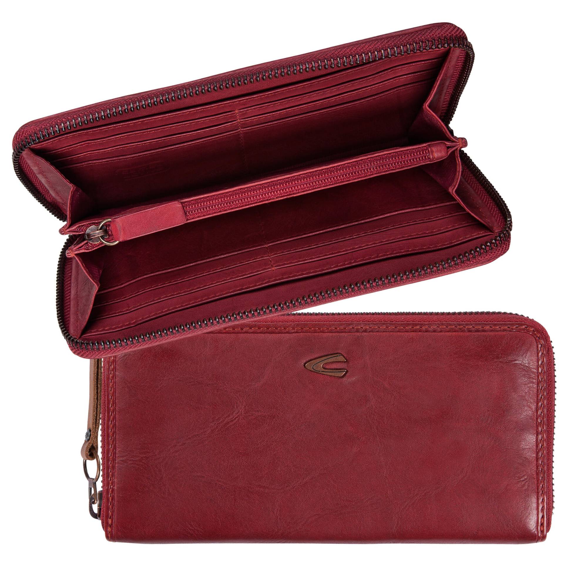 Camel Active - Loja, Long zip wallet, mid red mid red von Camel Active