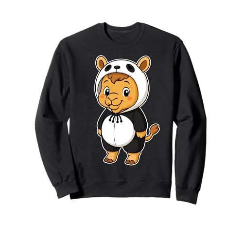Kawaii Kamel im Panda Kostüm für Mädchen Kinder Kamelliebhaber Sweatshirt von Camel In Panda Costume Kawaii Design