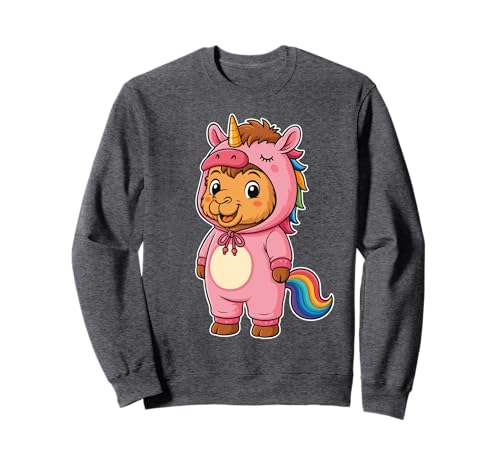 Kawaii Kamel im Einhorn Kostüm für Mädchen Kinder Einhorn Liebhaber Sweatshirt Kawaii Kamel im Einhorn Kostüm für Mädchen Kinder Einhorn Liebhaber Sweatshirt von Camel In Unicorn Costume Kawaii Design
