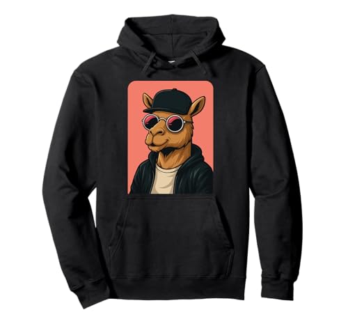 Kamel trägt Sonnenbrille Herren Damen Grafik Camel Pullover Hoodie Kamel trägt Sonnenbrille Herren Damen Grafik Camel Pullover Hoodie von Camel Wearing Sunglasses Animal Lover