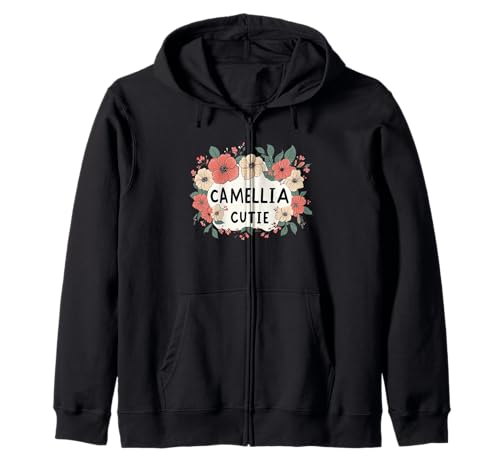 Süße Blumenkrone mit Kamelie für Erwachsene und Kinder Kapuzenjacke Süße Blumenkrone mit Kamelie für Erwachsene und Kinder Kapuzenjacke von Camellia Flower Outfit