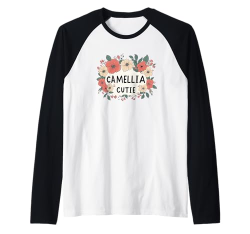 Süße Blumenkrone mit Kamelie für Erwachsene und Kinder Raglan Süße Blumenkrone mit Kamelie für Erwachsene und Kinder Raglan von Camellia Flower Outfit