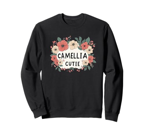 Süße Blumenkrone mit Kamelie für Erwachsene und Kinder Sweatshirt Süße Blumenkrone mit Kamelie für Erwachsene und Kinder Sweatshirt von Camellia Flower Outfit