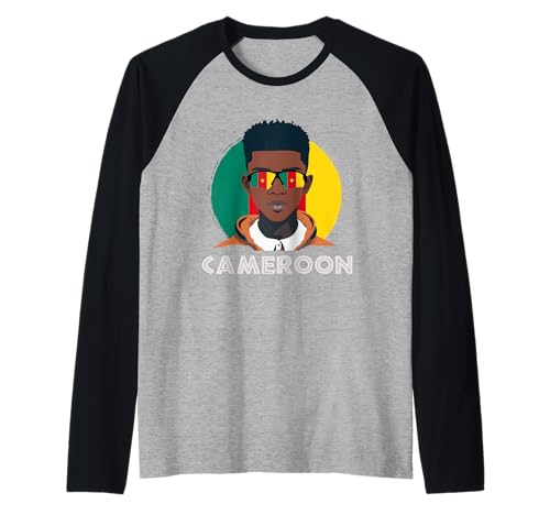 Herren Kamerun, Kamerun-Flagge, Kamerun-Junge, afrikanischer Junge, Raglan Herren Kamerun, Kamerun-Flagge, Kamerun-Junge, afrikanischer Junge, Raglan von Cameroon Flag Gifts for Cameroonian Teens & Boys