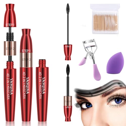 Camic Yankina Mascara De Pestañas, Yankina Super Long Mascara, Yankina Máscara Para Pestañas Super Long, Yanquina 4d Waterproof and Sweat Super Long Luxurious Mascara (1PC B) von Camic