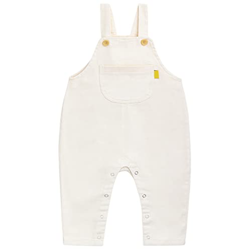 Camilife Baby Jungen Mädchen Basic Denim Latzhosen Overall Baumwolle Jeans Hose mit Hosenträger Süß Baby Strampler - Einfarbig Weiß Jeans Größe 86 von Camilife