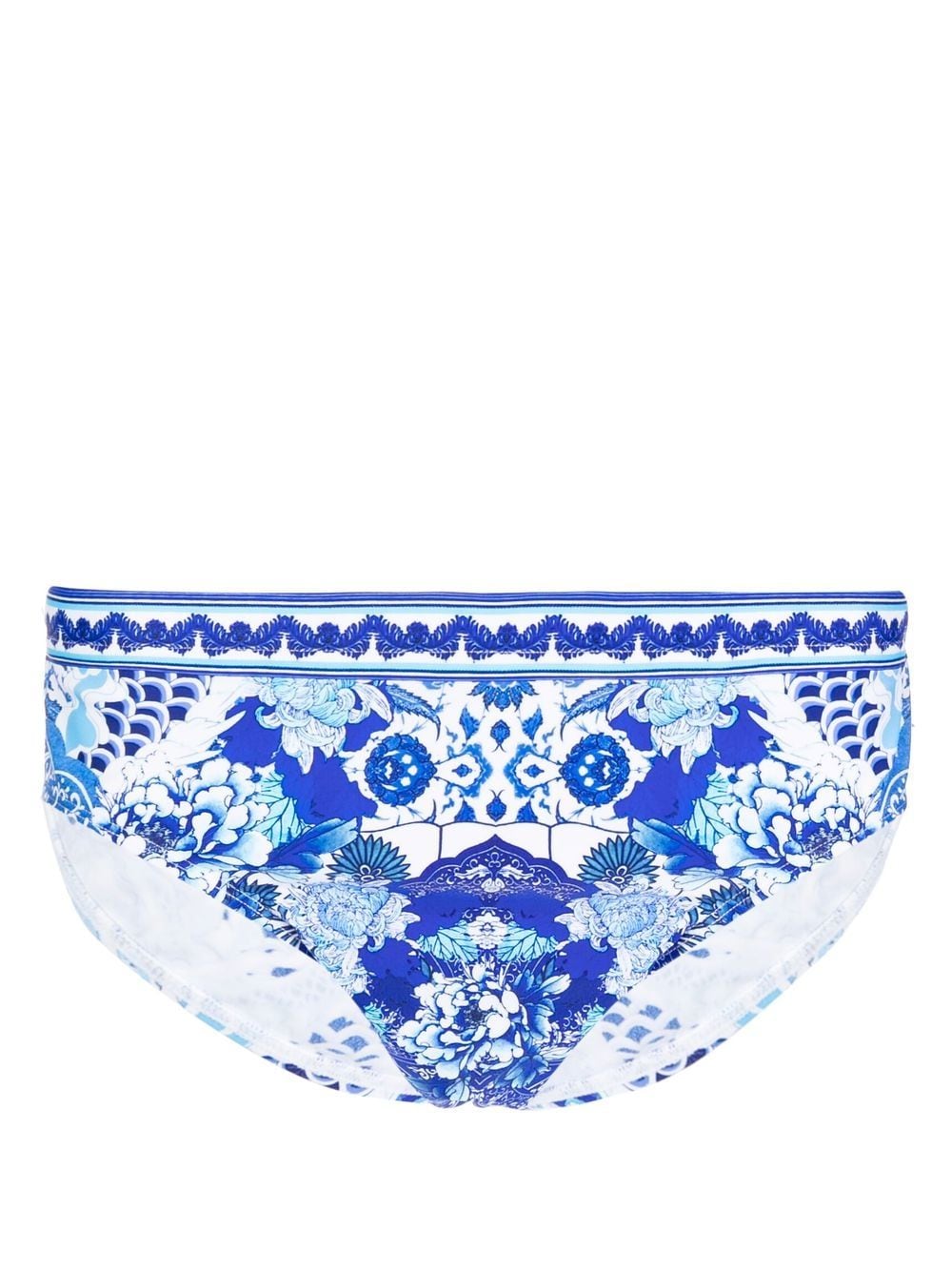 Camilla Badehose mit grafischem Print - Blau von Camilla