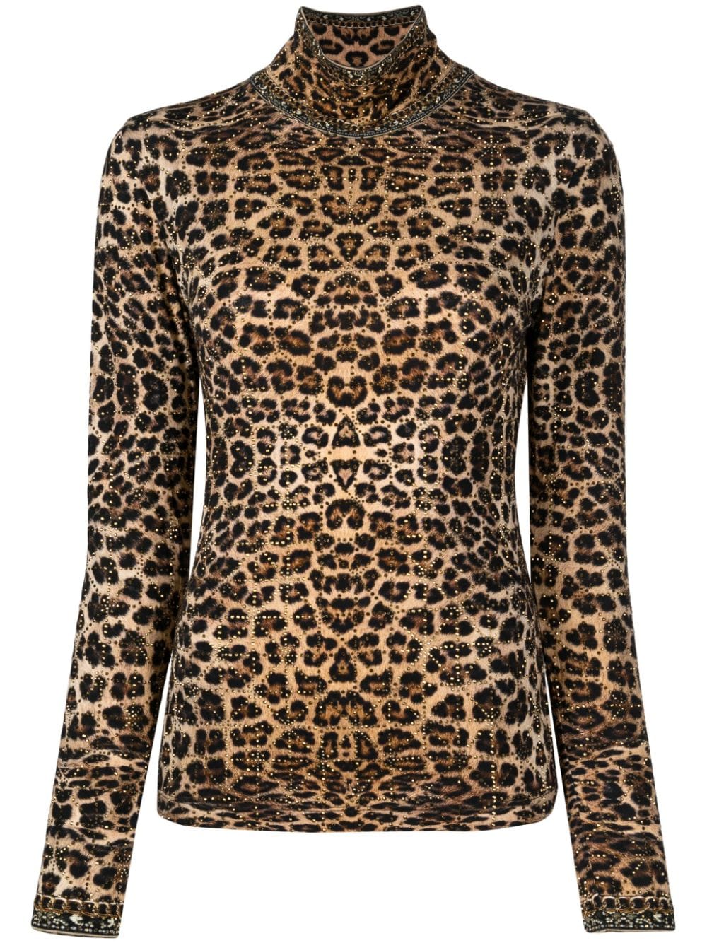 Camilla Soul of a Star Gazer T-Shirt mit Leoparden-Print - Mehrfarbig von Camilla
