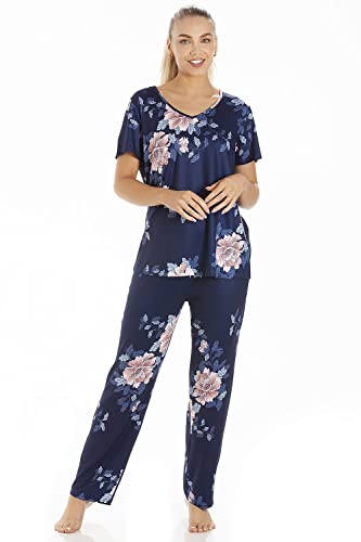 Camille Damen Leichtes Pyjama-Set Mit Blumenprint Und Blumendruck 38-40 Multicoloured von Camille