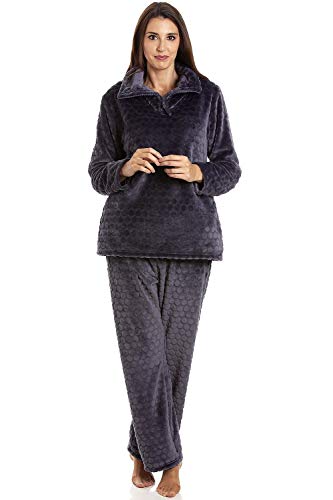 Camille Womens Spot Pyjama-Sets 42/44 Graphite von Camille