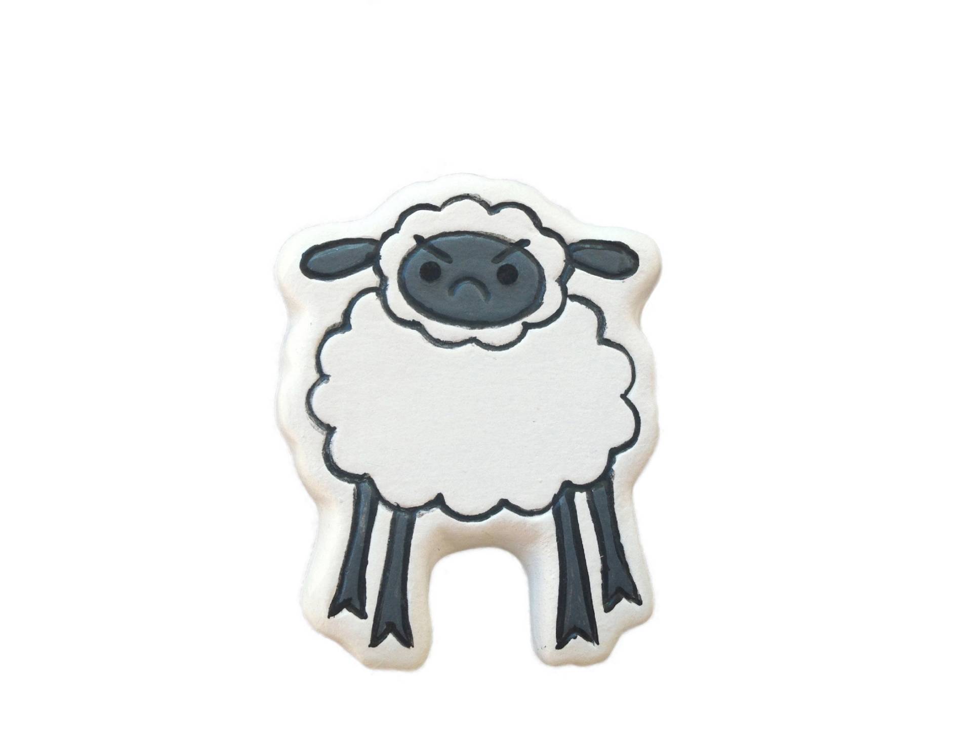 Verschrobenes Schaf Pin/Brosche Verschrobenes Schaf Pin/Brosche von CamilleStancinLA
