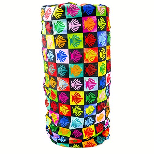 Camino Cats Jakobsweg Multifunktionstuch Jakobsmuscheln von Camino Cats