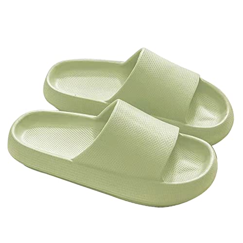 Camiraft Hausschuhe Sommer,Damen Schlappen 100% EVA,Super Weich Rutschfest Badeschuhe,Gummi Home Slippers von Camiraft