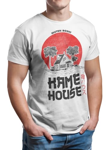 Camisetas La Colmena 2278 Kame House (Melonseta), weiß, M von Camisetas La Colmena