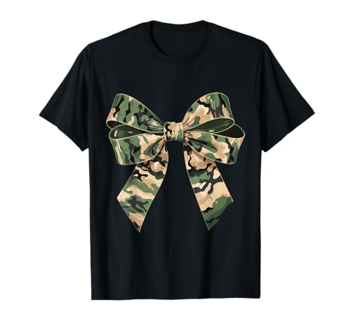 Camouflage Camo Mädchen Schleife Camo Kokette Schleife Jagd Frauen T-Shirt Camouflage Camo Mädchen Schleife Camo Kokette Schleife Jagd Frauen T-Shirt von Camo Bow Coquette Tees