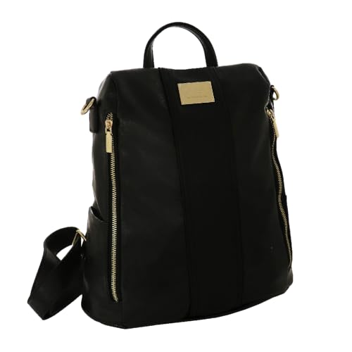 Camomilla Damen Rucksack, Kunstleder, Kollektion Yes Weekend, Farbe Schwarz/Python Camomilla Damen Rucksack, Kunstleder, Kollektion Yes Weekend, Farbe Schwarz/Python von Camomilla