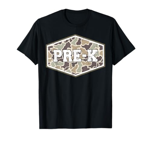 Camo Pre-K Boy Hello Pre K Studenten Lehrer T-Shirt Camo Pre-K Boy Hello Pre K Studenten Lehrer T-Shirt von Camouflage Back To School Kids First Day of School