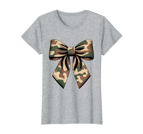 Camouflage Old Camo Bow Coquette Jagd Frauen T-Shirt Camouflage Old Camo Bow Coquette Jagd Frauen T-Shirt von Camouflage Bow Vibes